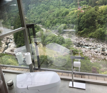 ねざめ亭 テラスの絶景トイレは、冬季は使用できません